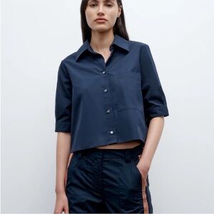 TWP
Short Lived Cropped Shirt